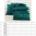Reversible Solid Comforter 7 Pc