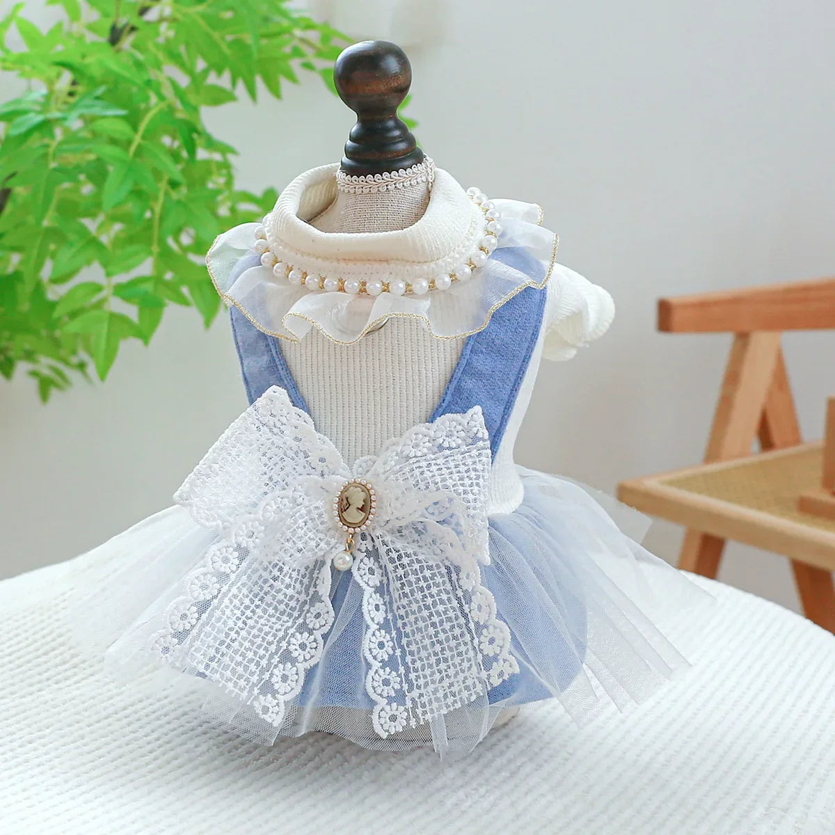Dog Princess Dress w/Pulling Cord