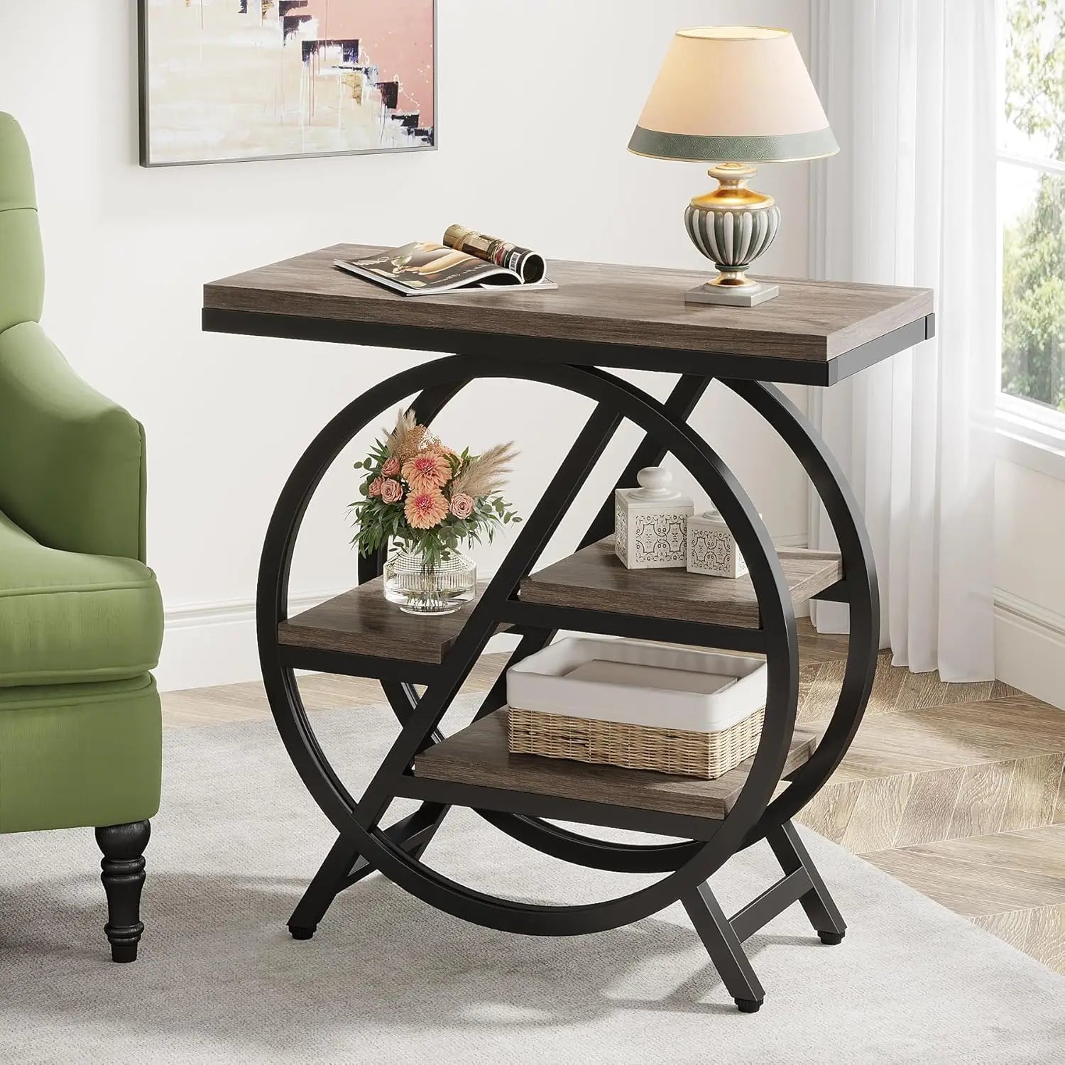 3-Tier Narrow Side Table