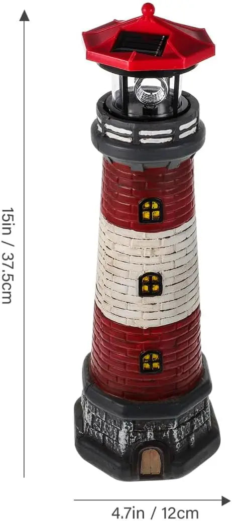 Outdoor Solar Lighthouse Lamp
