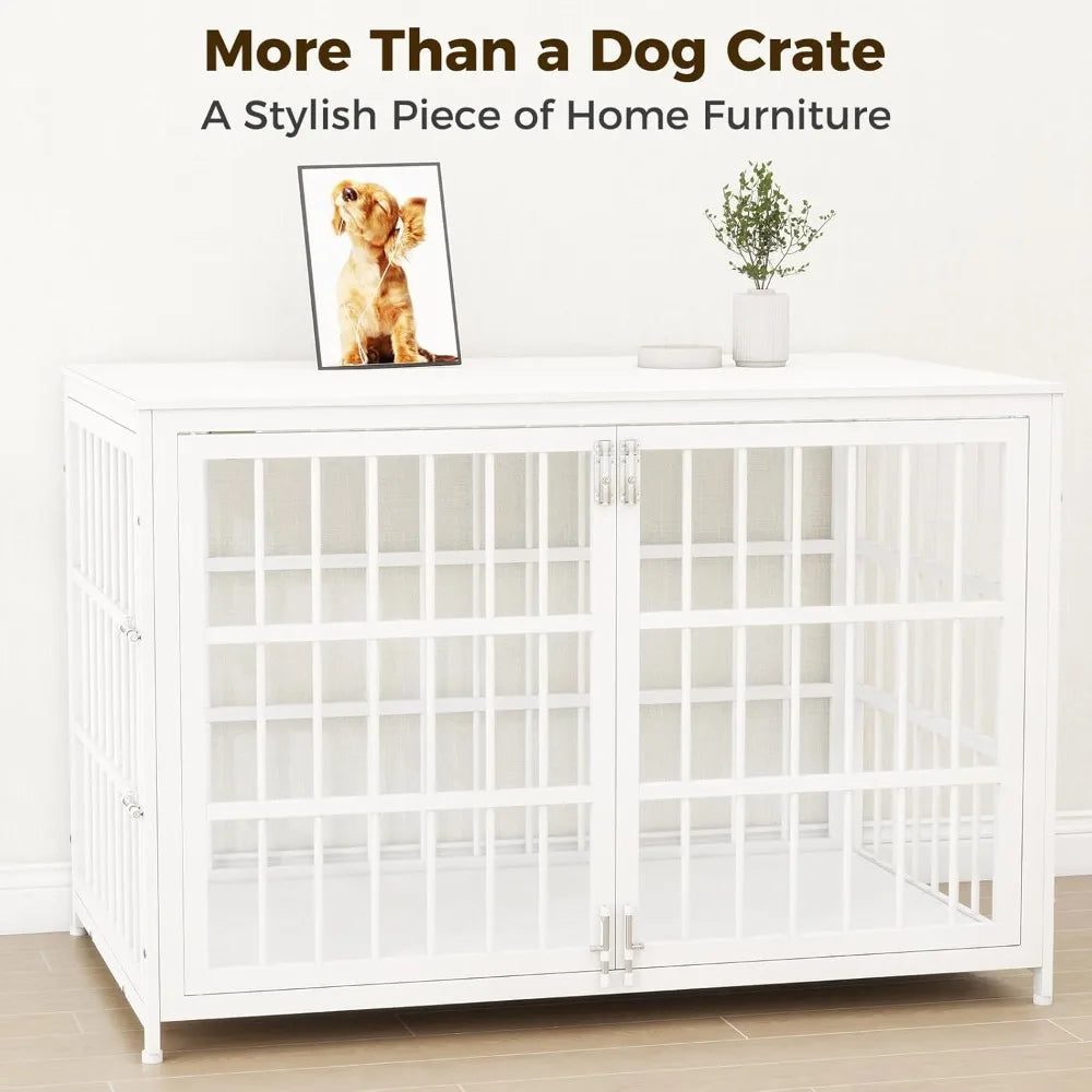 Sturdy Dog Kennel with Multiple Locks