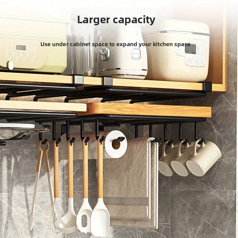Organizer with Hooks for Pots/Pans
