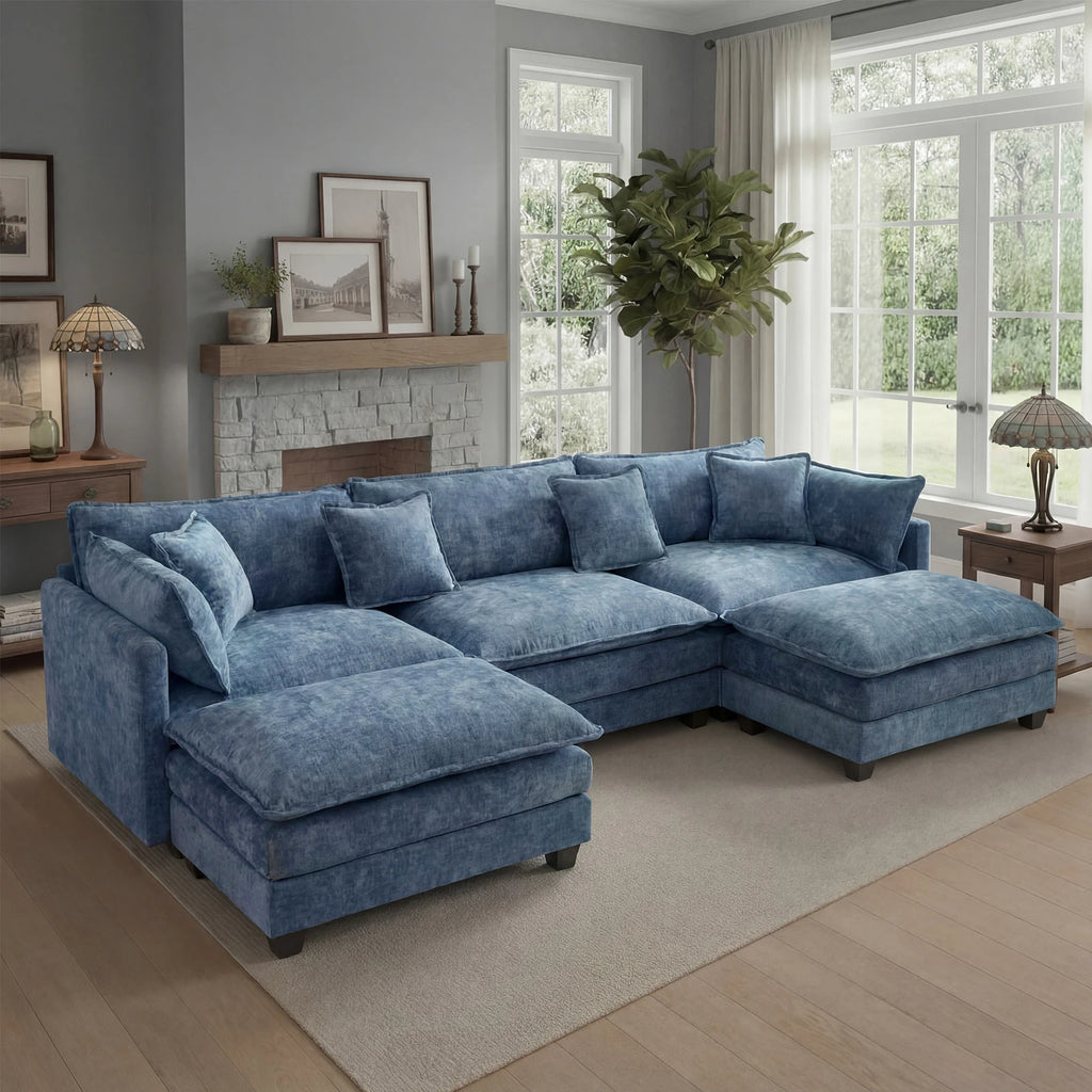 Comfy Cloud Couch with Deep Seat