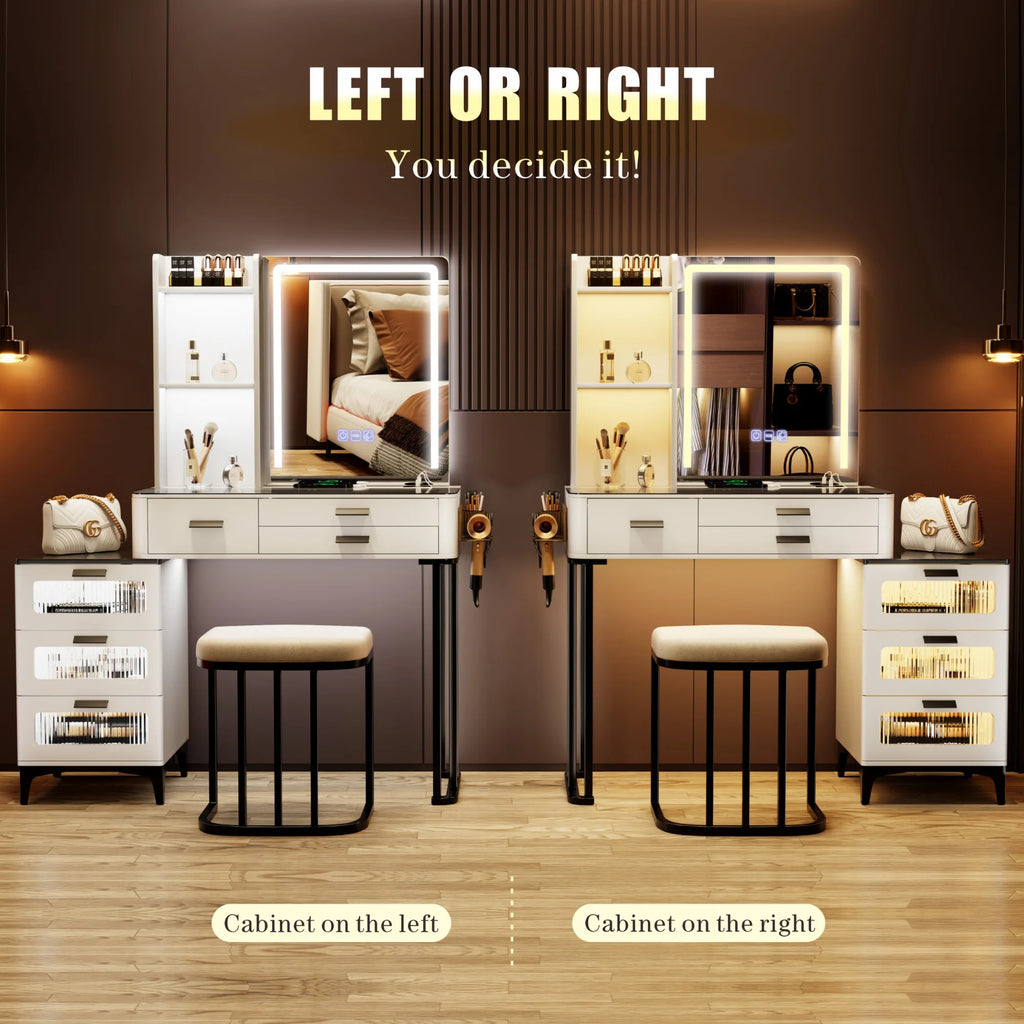 Makeup Vanity  w/Lights/Mirror