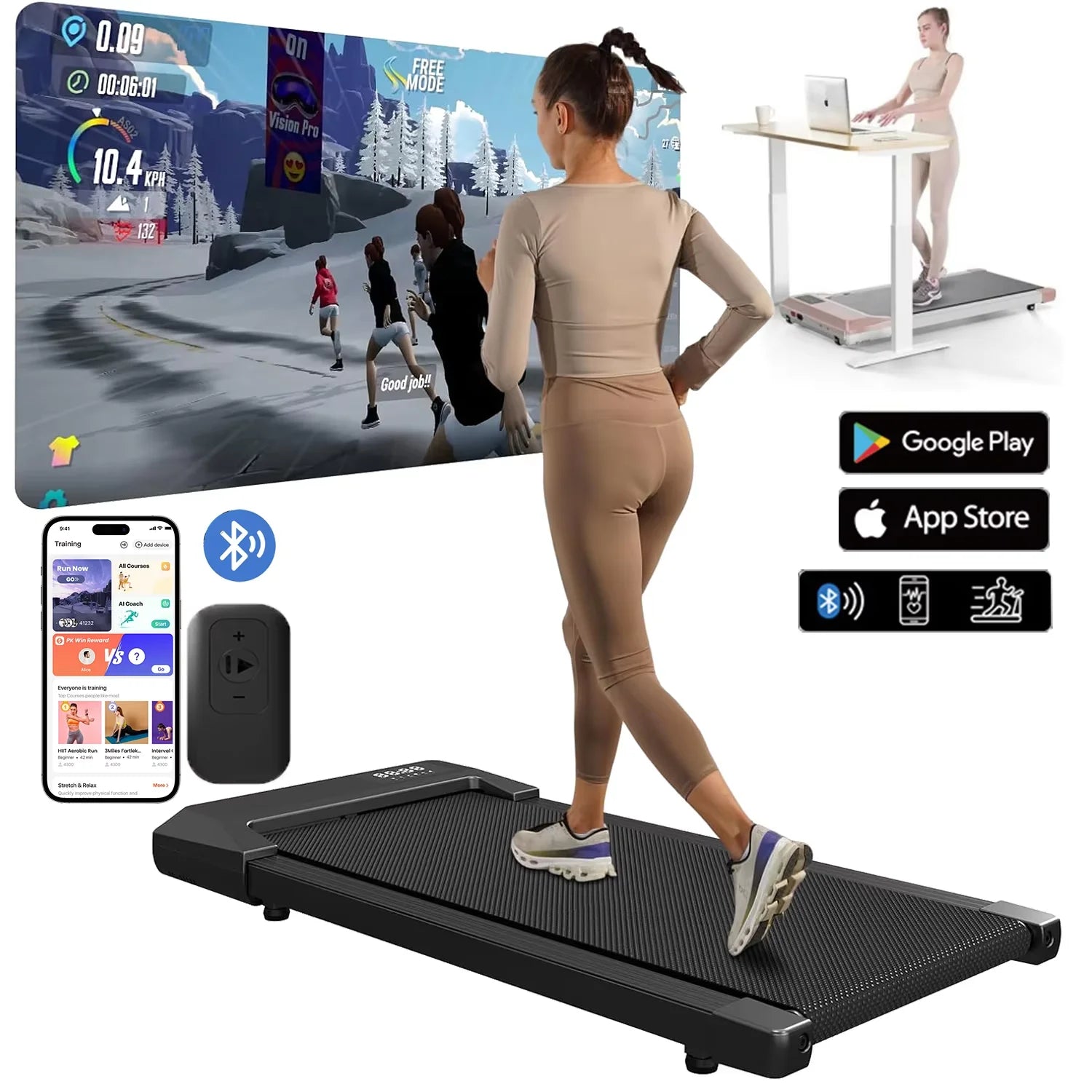 Walk/ Run Fitness Exercise Machine