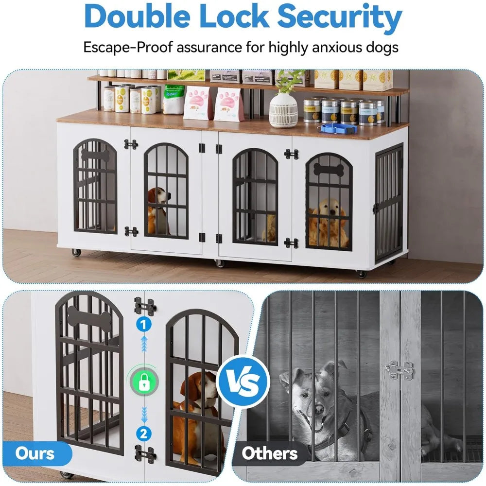 Indoor Wooden Dog Kennel