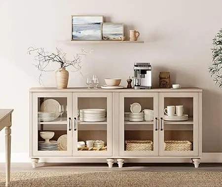 Buffet Cabinet w/Glass Doors