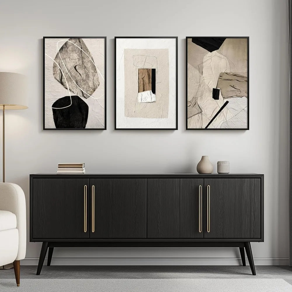 3 Pc Abstract Wall Art