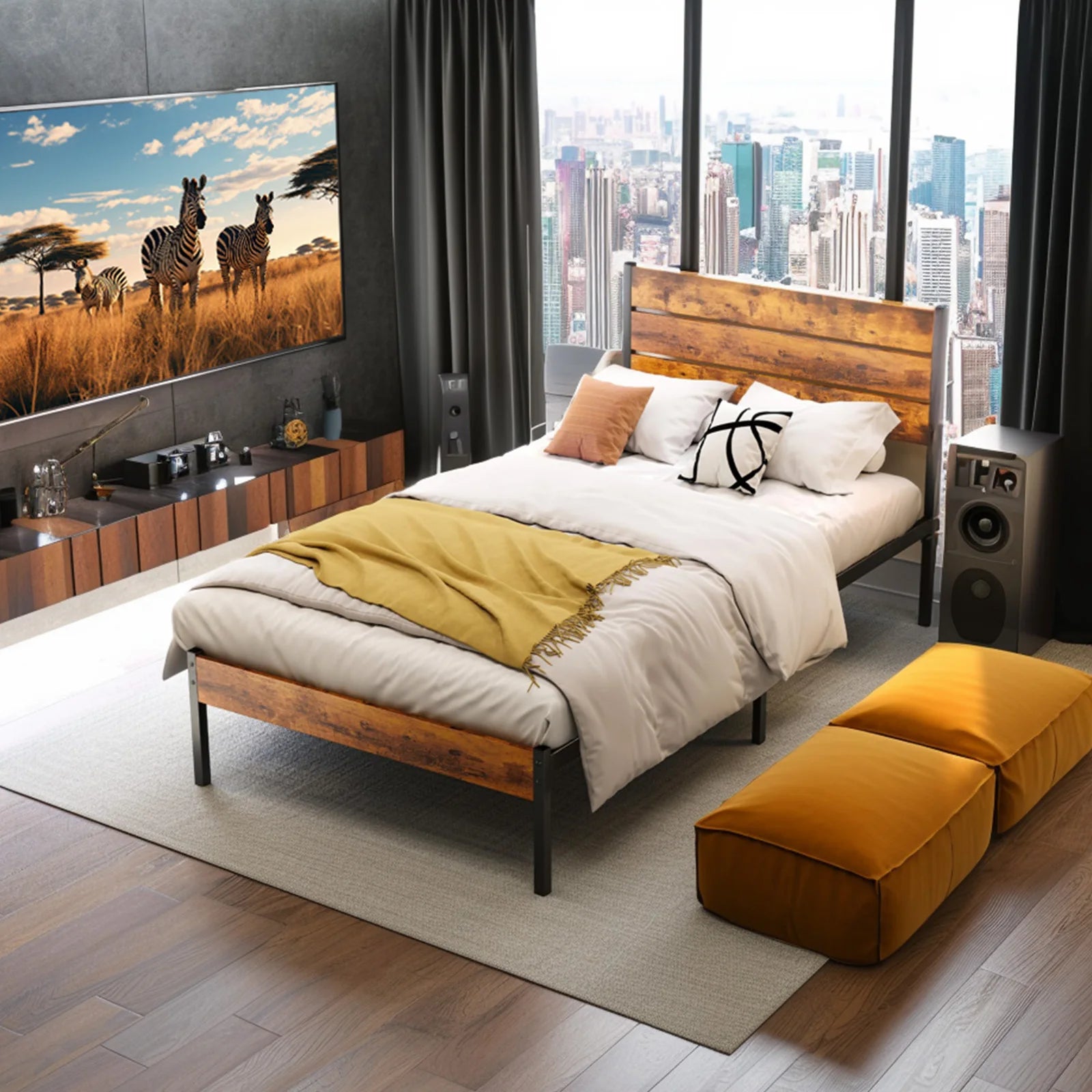 Metal Platform Bed Frame