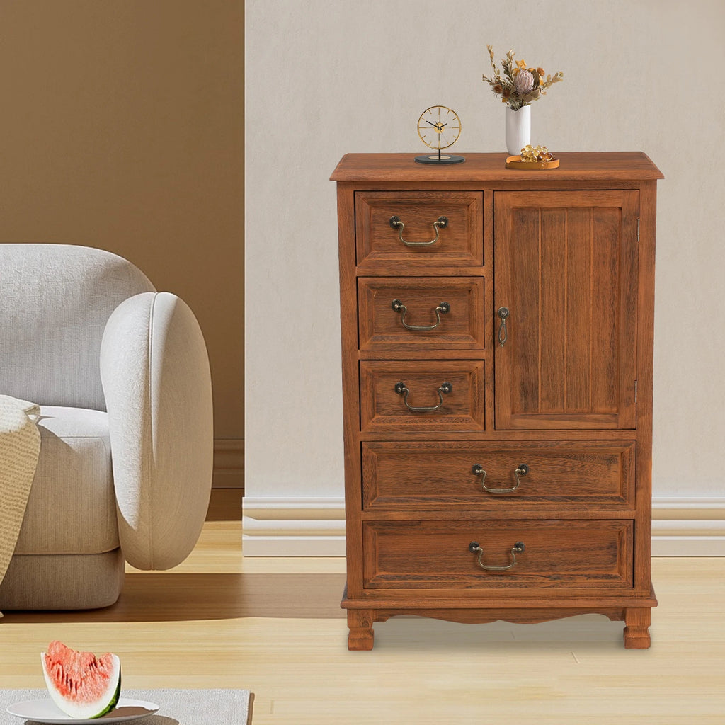 Coffee Color Wood Dresser