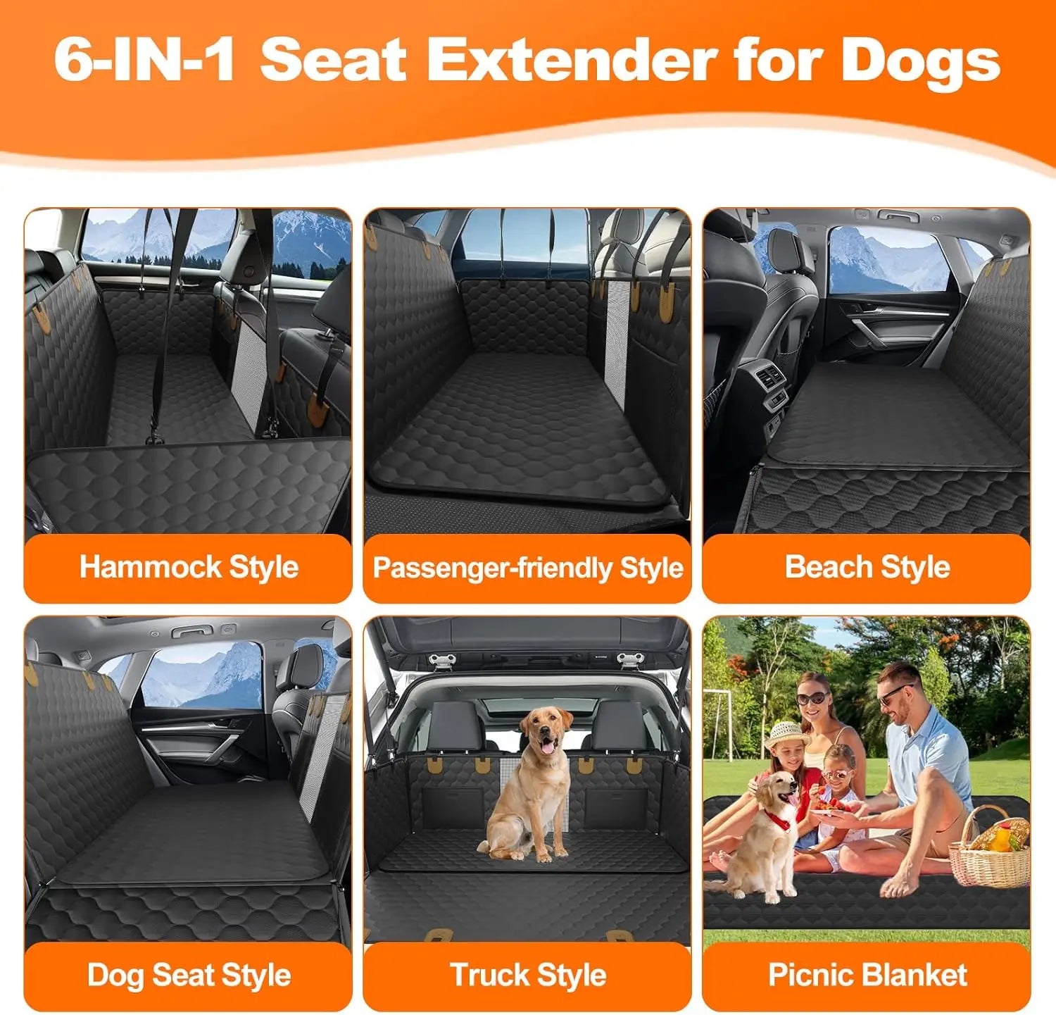 Travel Foldable Dog Car Seat