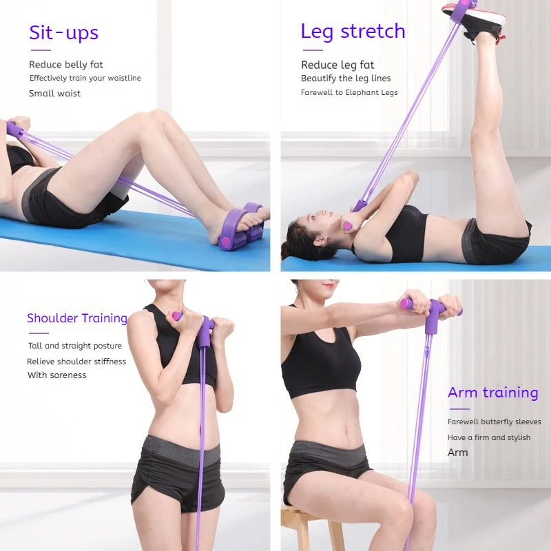 6-Tube Multi Function Fitness Bands