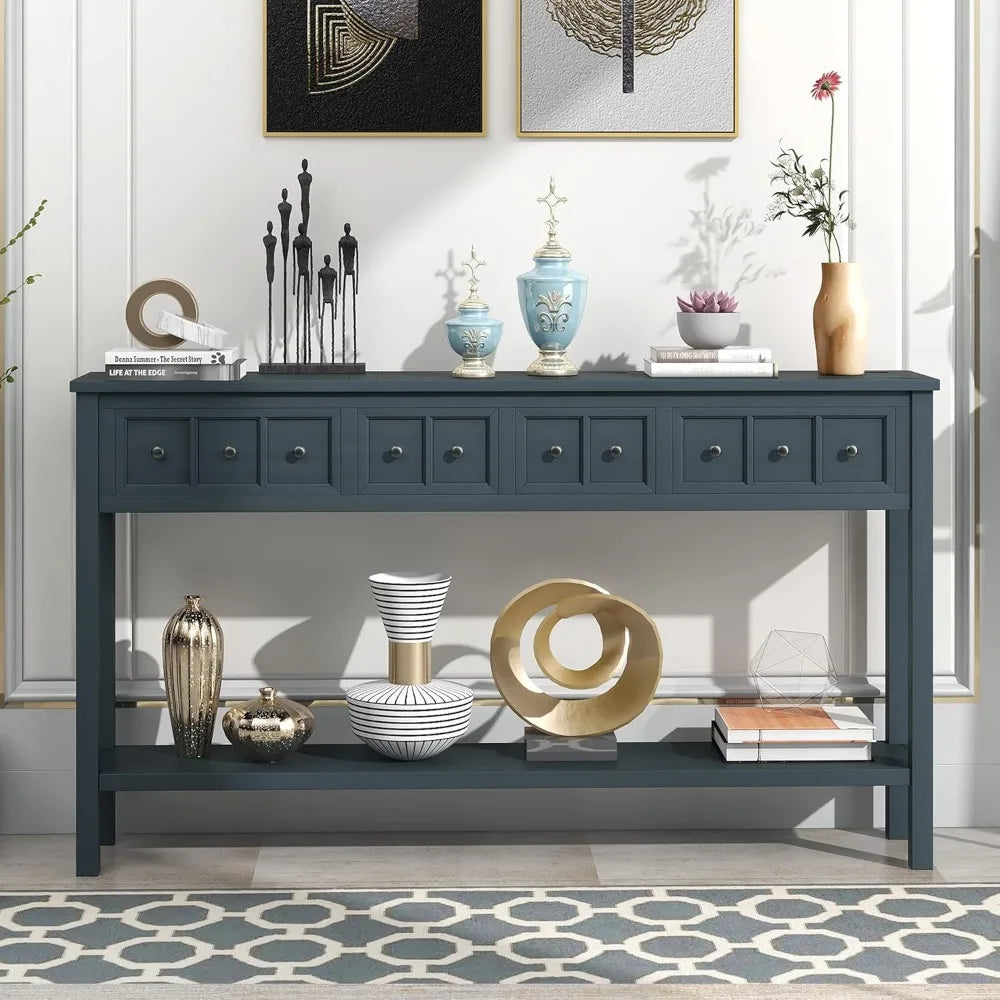 Entryway Table with Storage Drawers