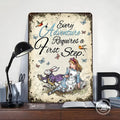 Alice in Wonderland Metal Poster