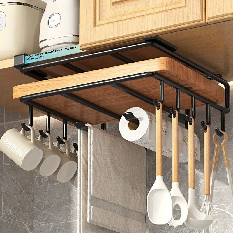 Organizer with Hooks for Pots/Pans