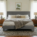 Upholstered Bed Frame with Headboard