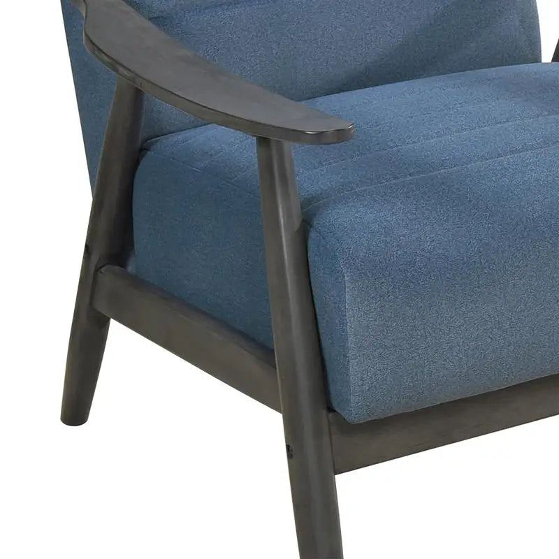 Blue Fabric Upholster Chair