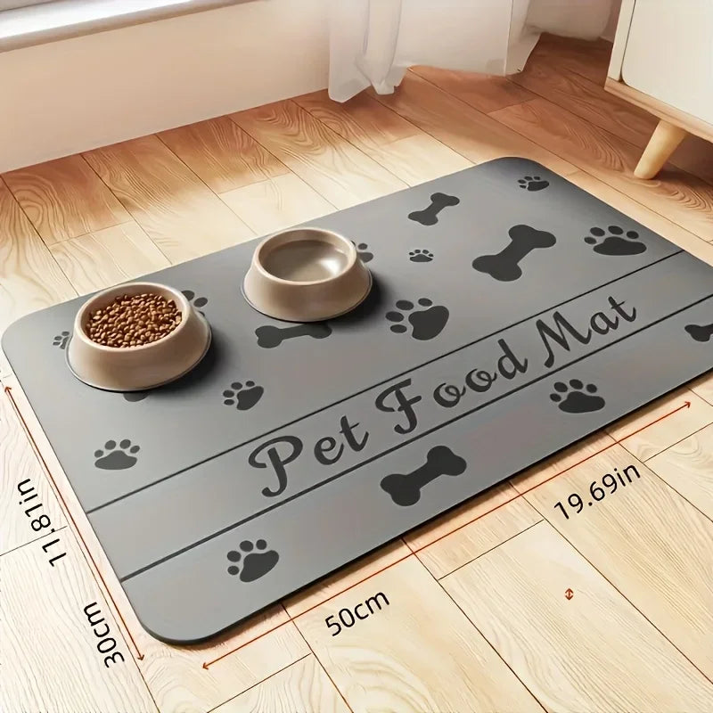 Pet Feeding Mat For Food/Water Bowl