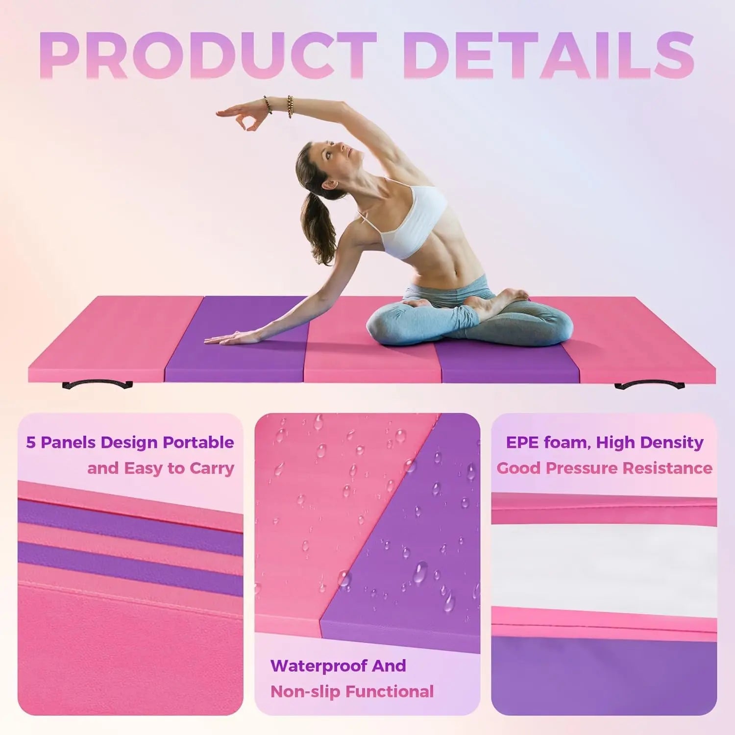 Gym Mat Thicke Extra Firm High Density