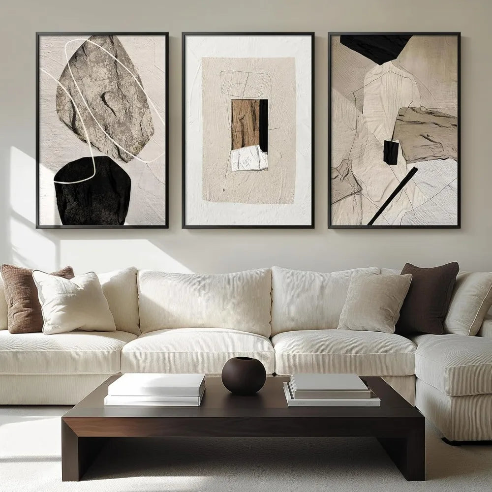 3 Pc Abstract Wall Art