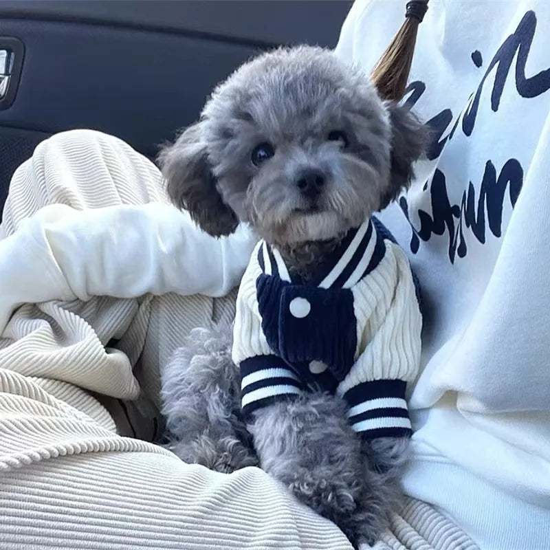 Embroidered Dog Baseball Jackets