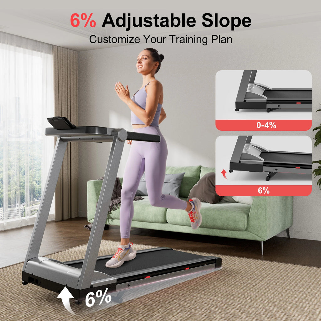 Foldable Incline Home Treadmill Walking