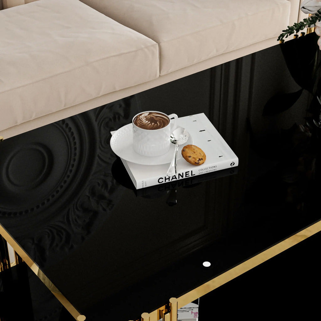 Stainless Steel Glass Coffee Table