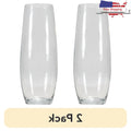 2 Pc Clear Glass Vase for Flowers