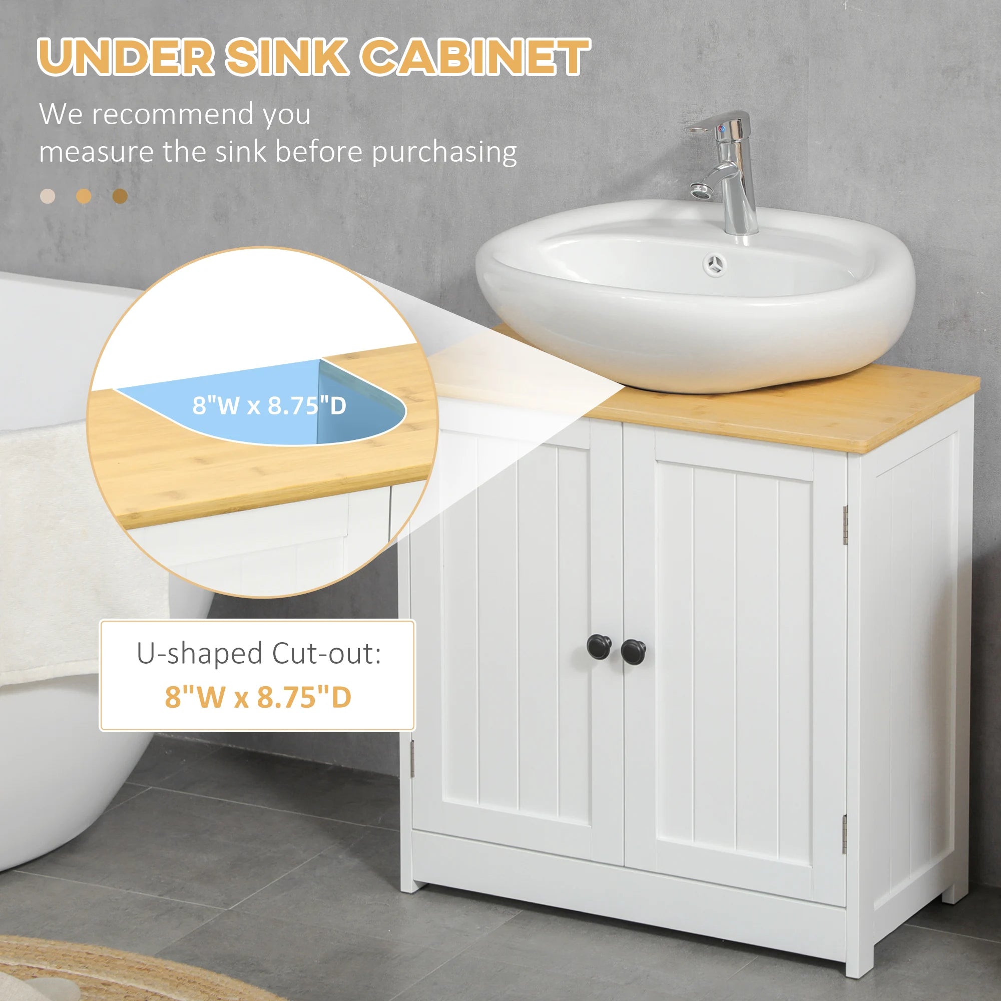 Modern Bathroom under Sink Cabinet