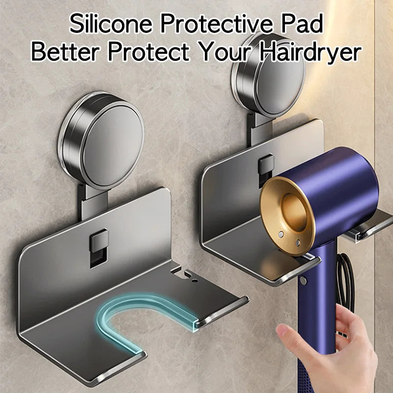 Suction Cup Hair Dryer Holder