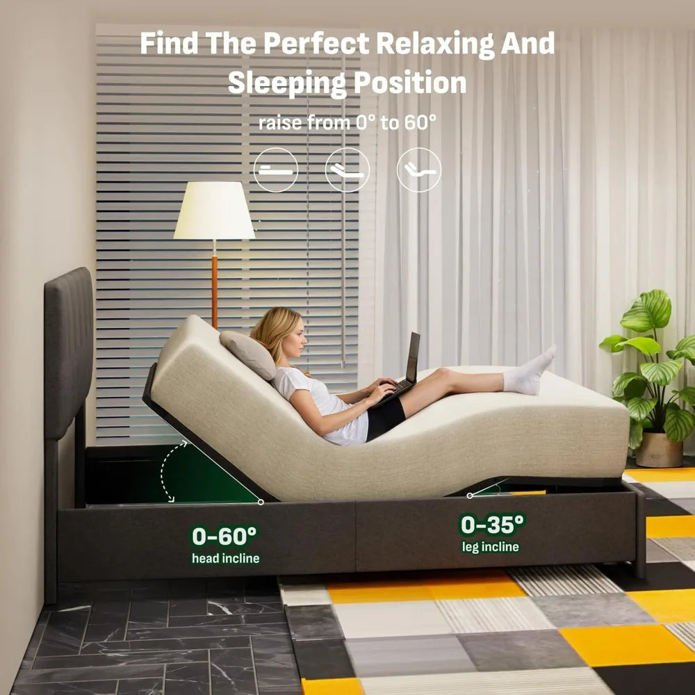 Electric Bed Gel Memory Foam