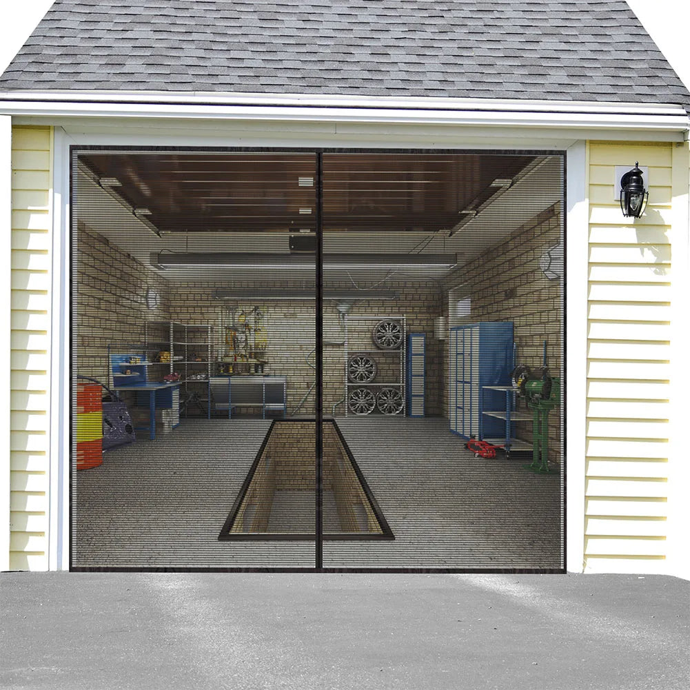 Retractable Garage Door Curtain