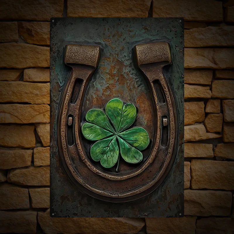 Watercolor Bird Retro Iron Painting