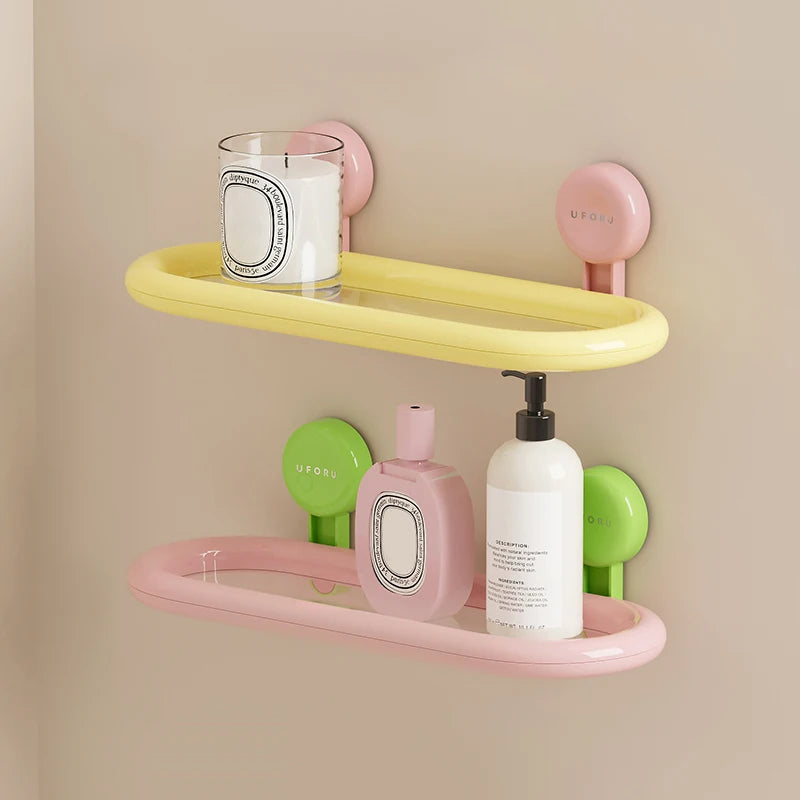 Oval Suction Cup Shelf for Shower