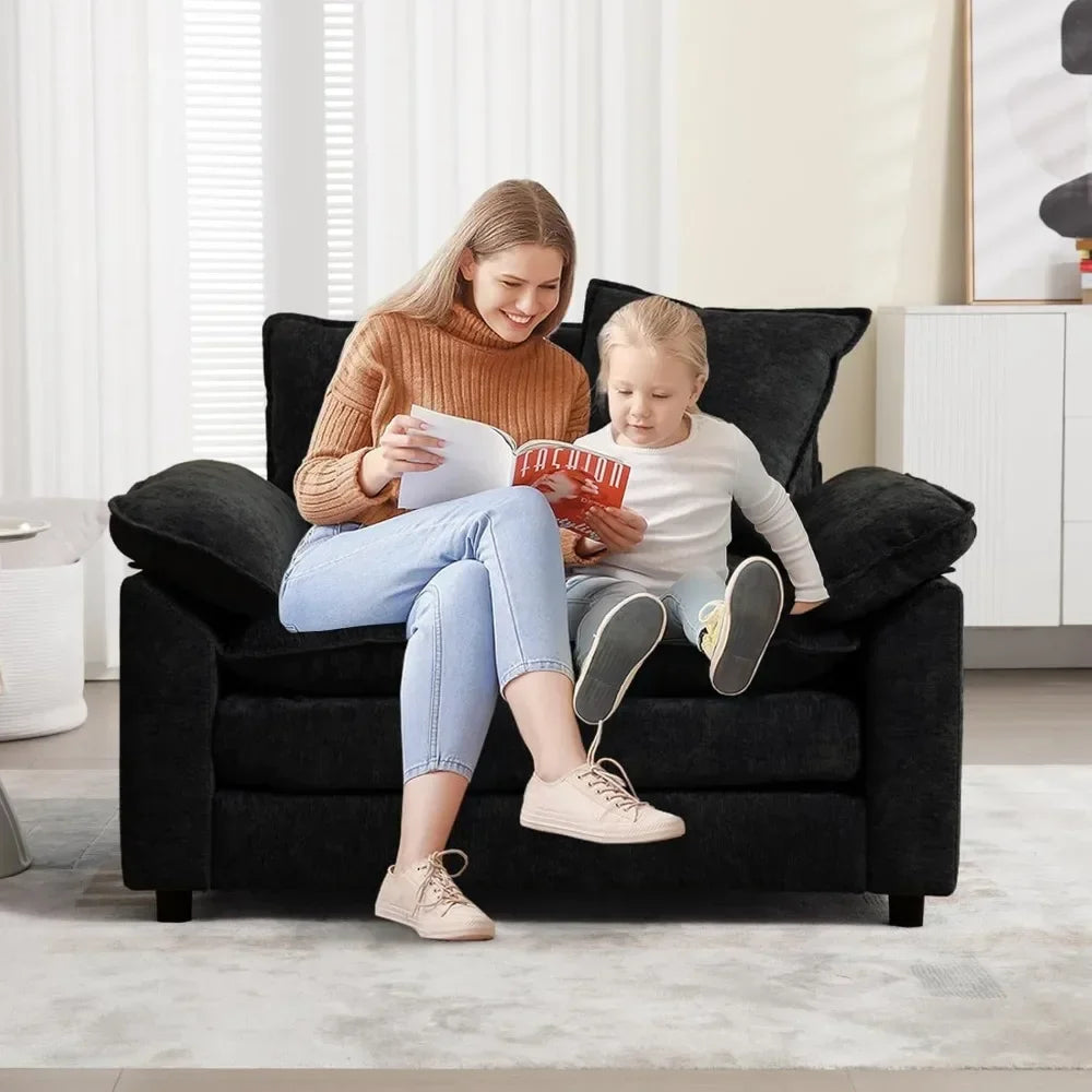 Chenille Oversized Accent Chair