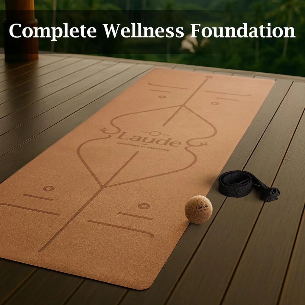 Yoga Mat Set with Non-Slip Grip