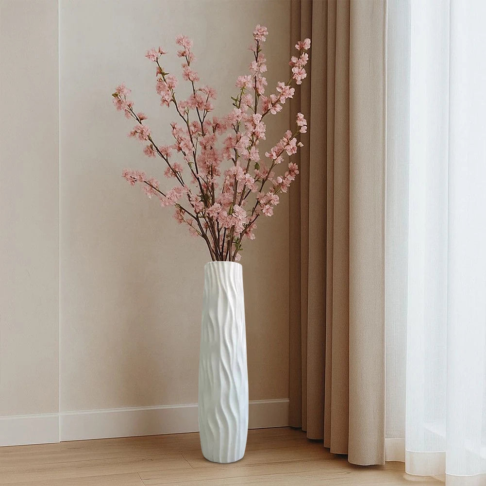 Textured Floor Standing Vase