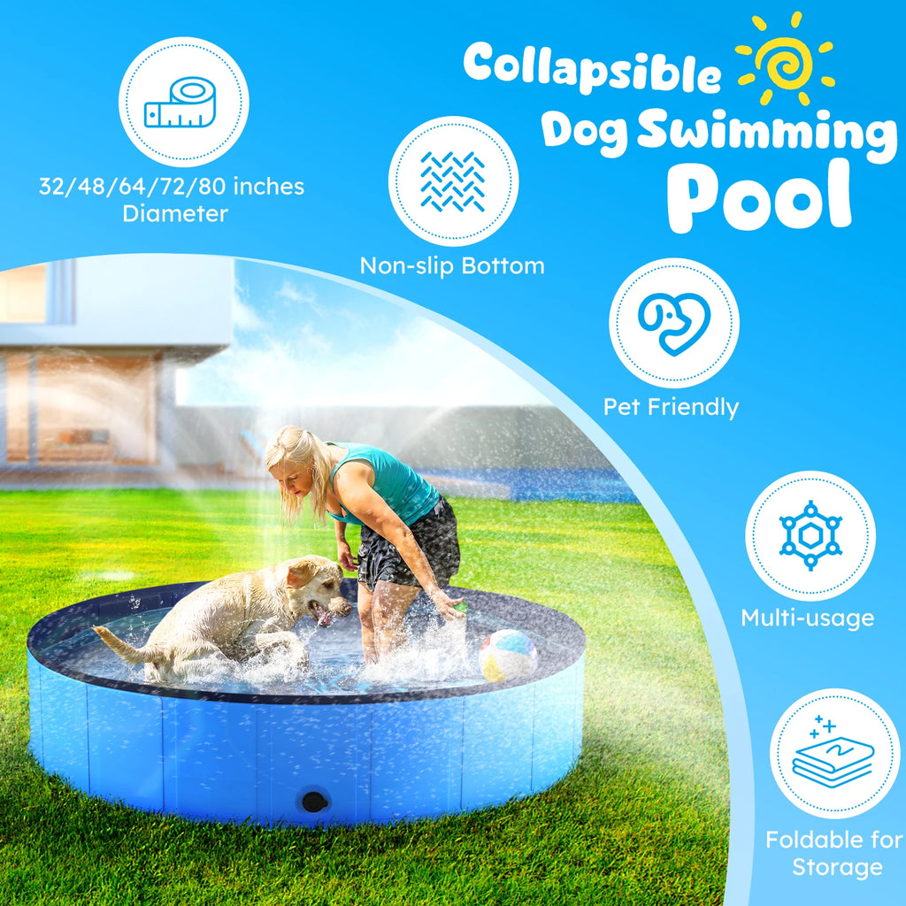 Portable Dog Pool, Foldable