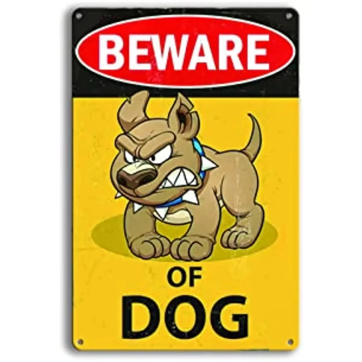 Warning Beware of Dog Sign