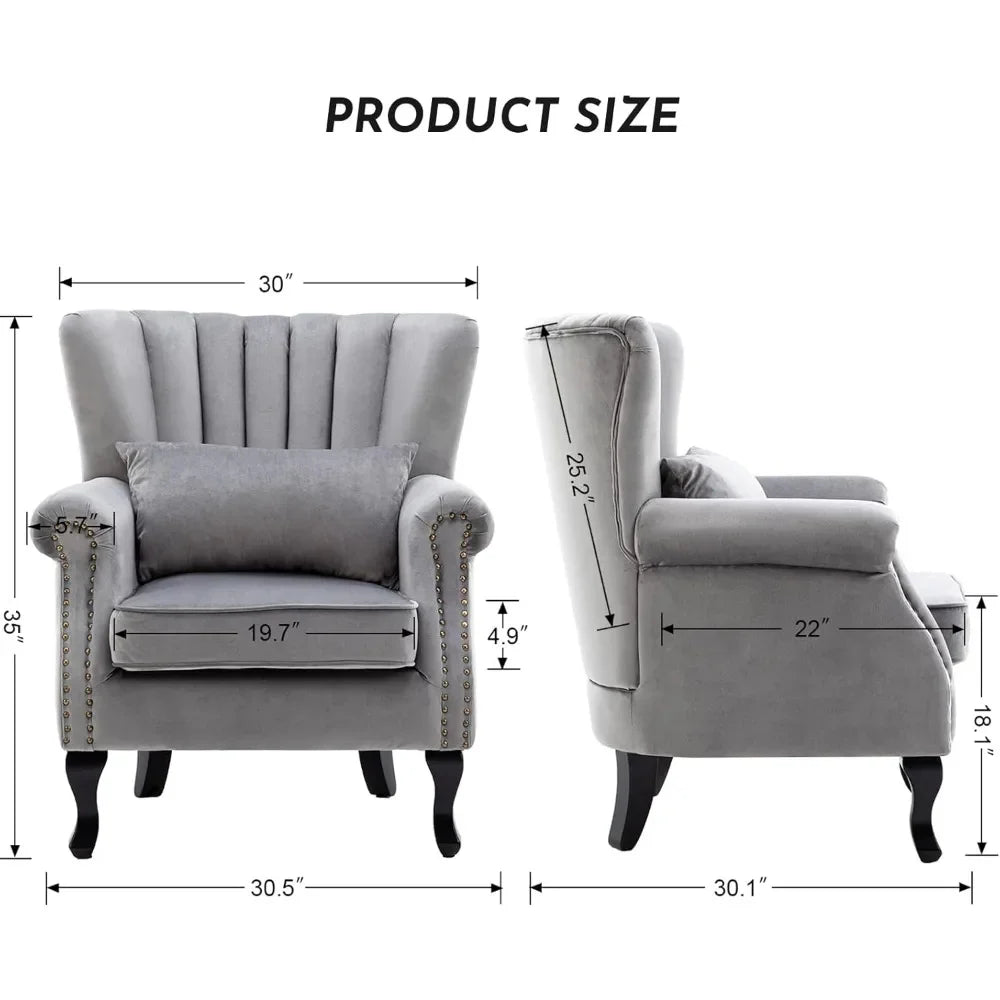 Set of 2  Comfy Corner Sofa Chair