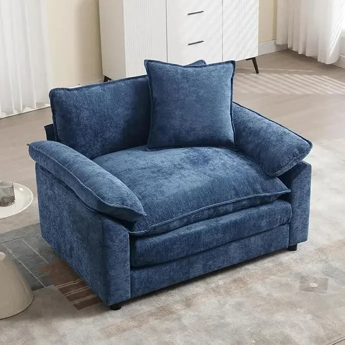 Chenille Oversized Accent Chair