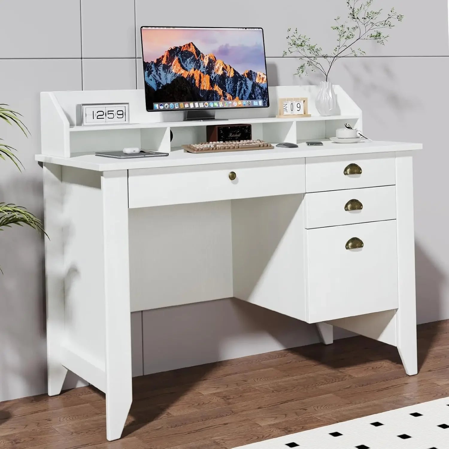 Computer Desk w/Monitor Stand