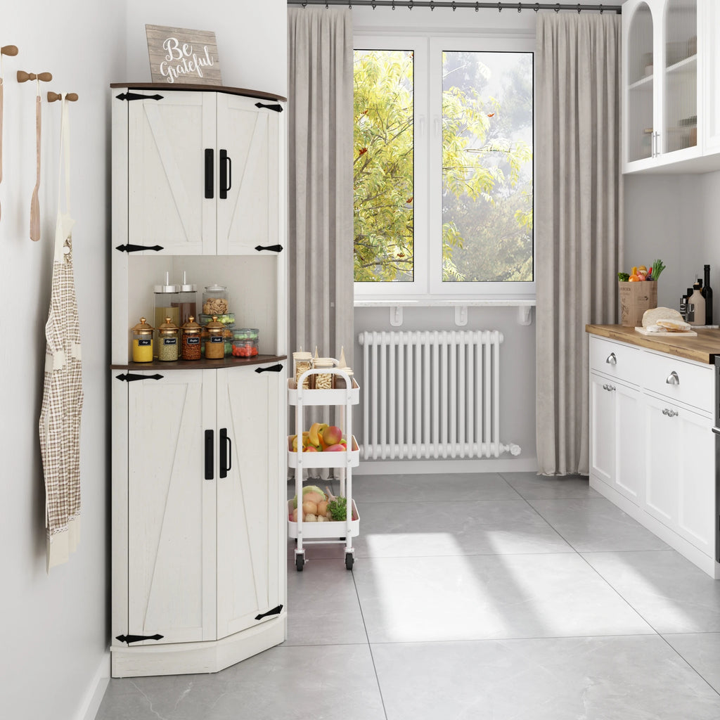 Bathroom Tall Cabinet with Doors