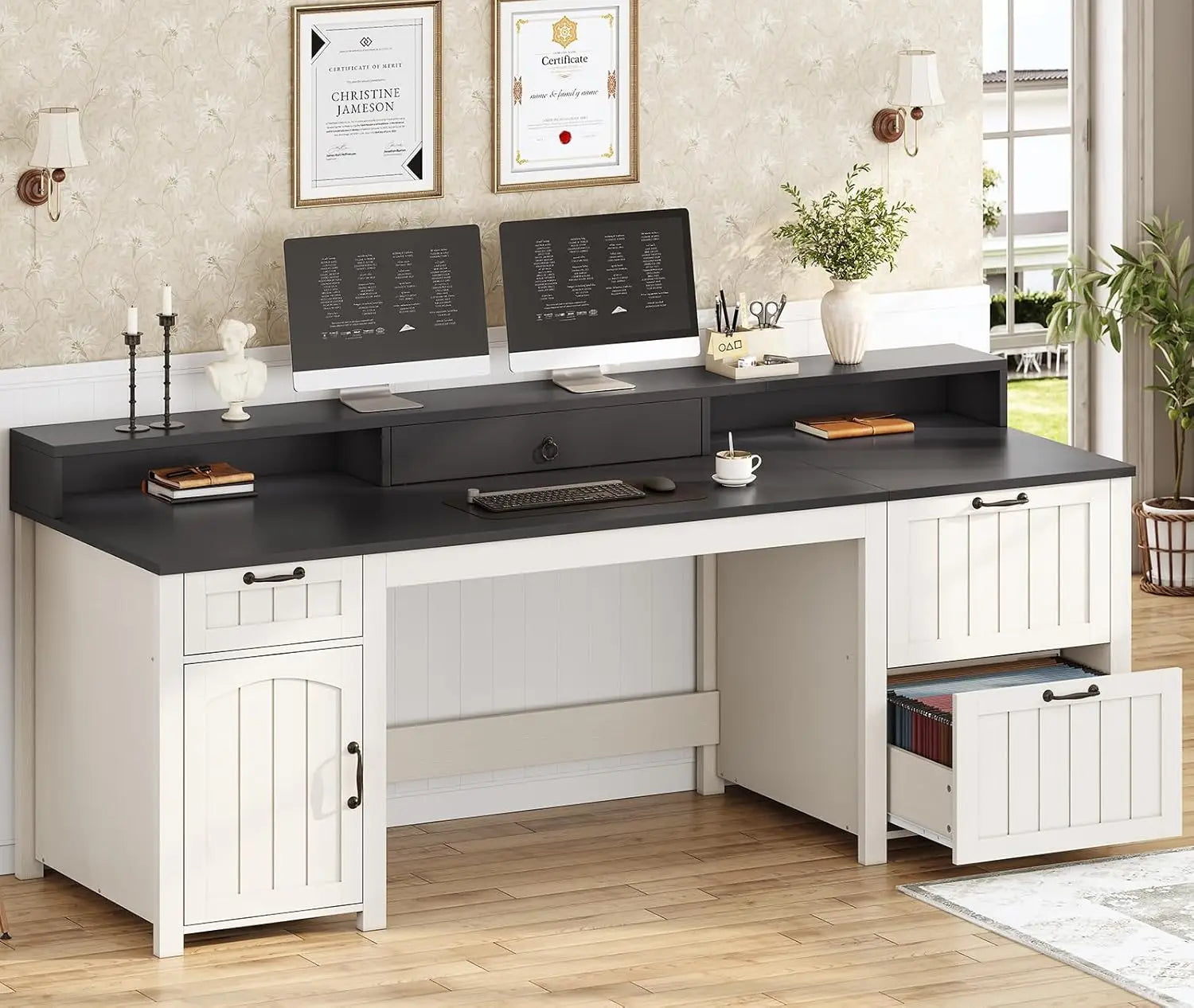 63" Executive Home Office Desk