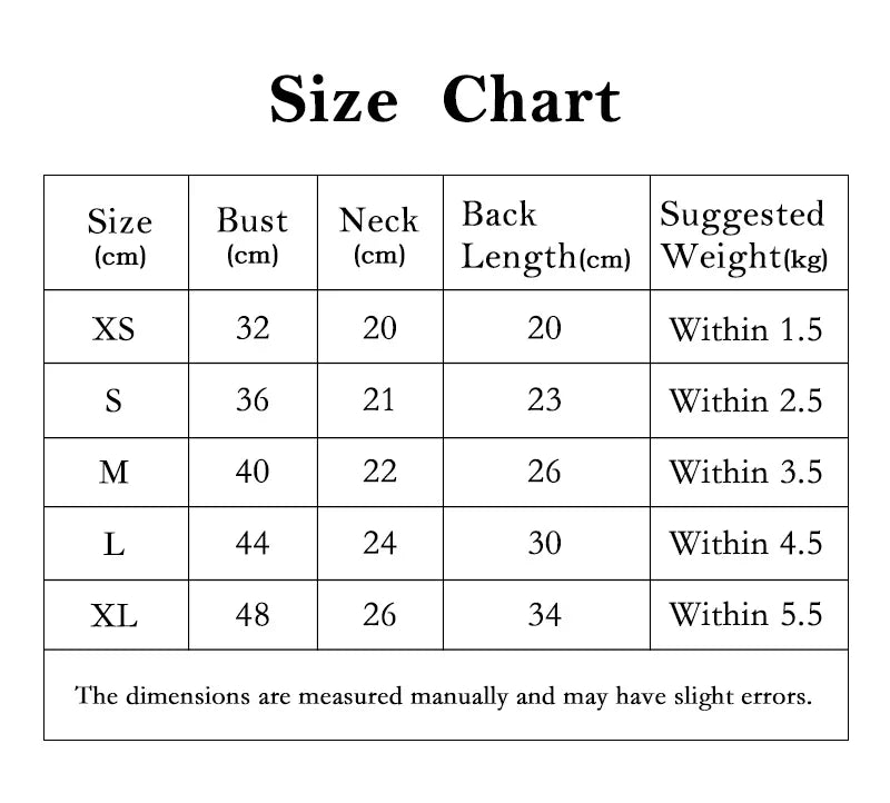 Pet Pajamas Dog Costume