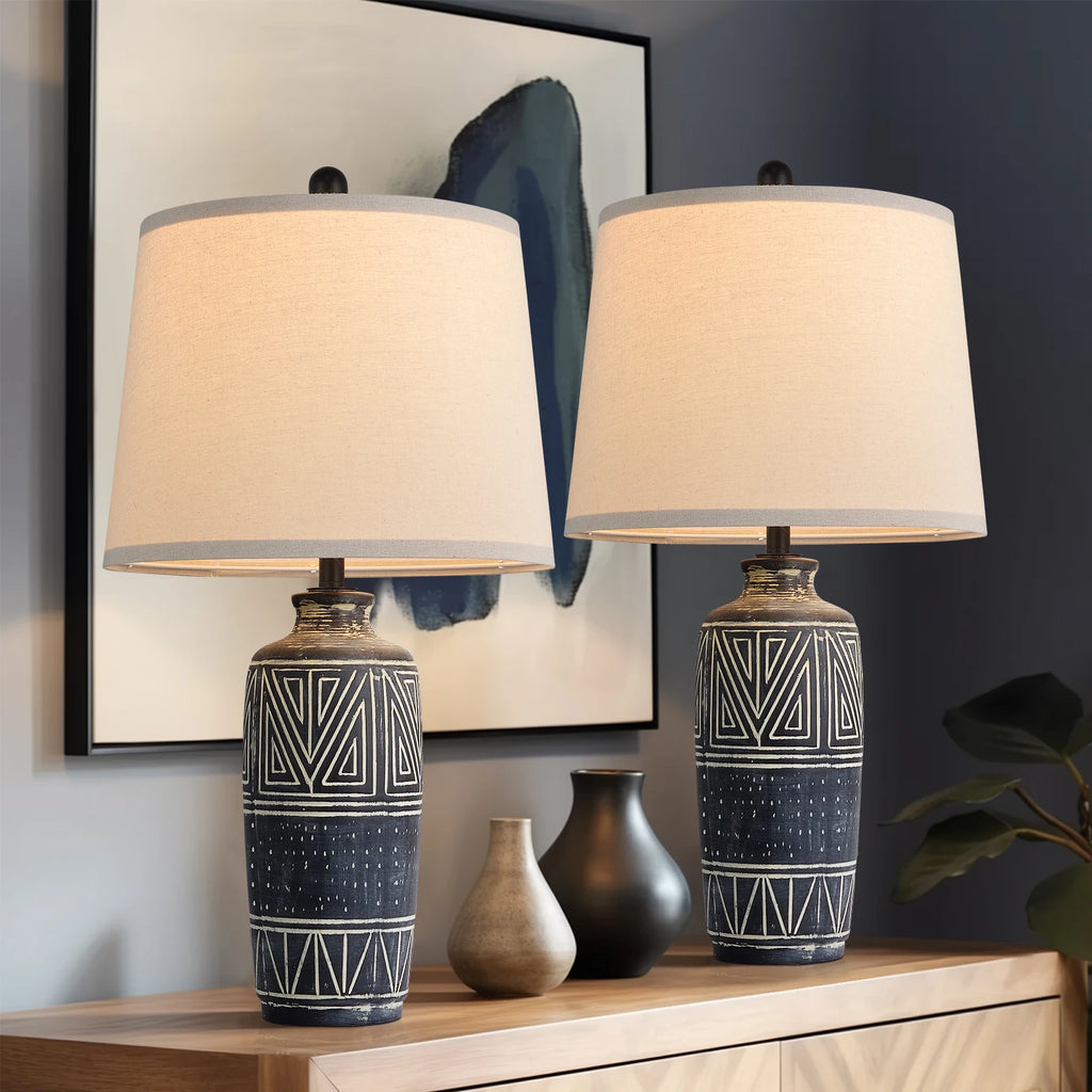 2 Geometric Southwest's Lamps