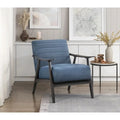 Blue Fabric Upholster Chair