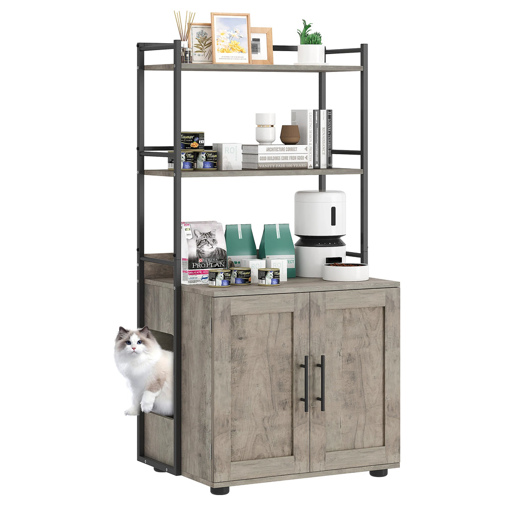 Hidden Cat Litter Box Enclosure