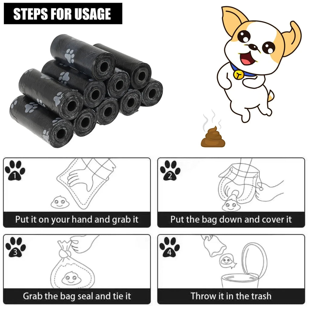 2/40Rolls Pet Dog Poop Bags
