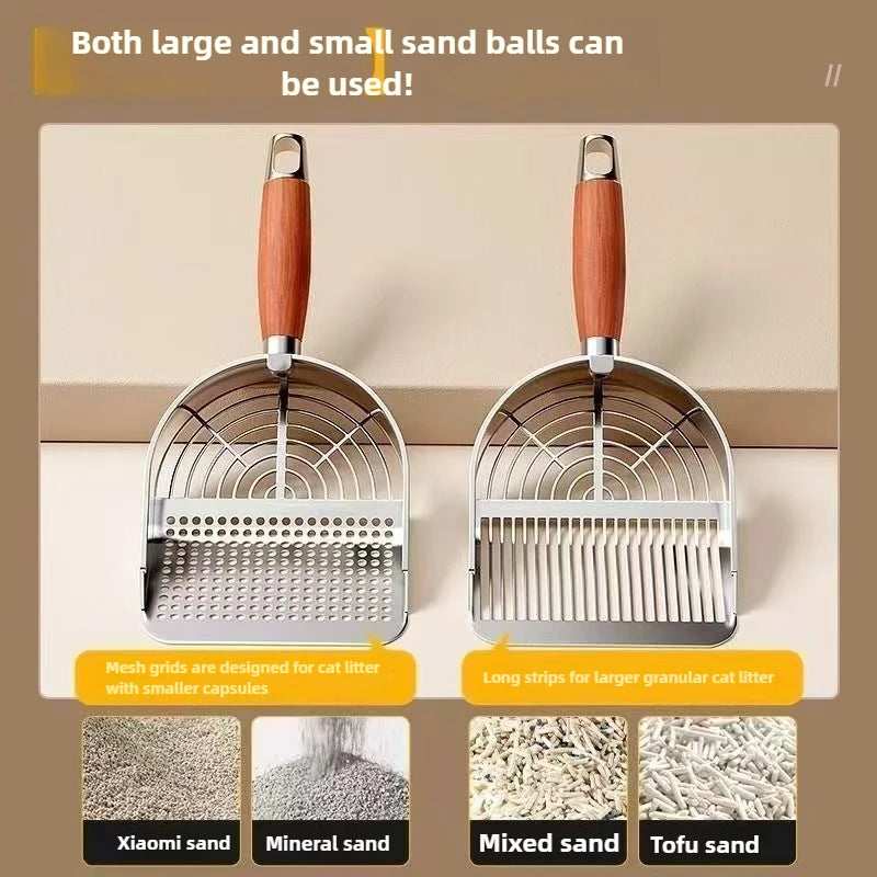 Stainless Steel Cat Litter Scoop